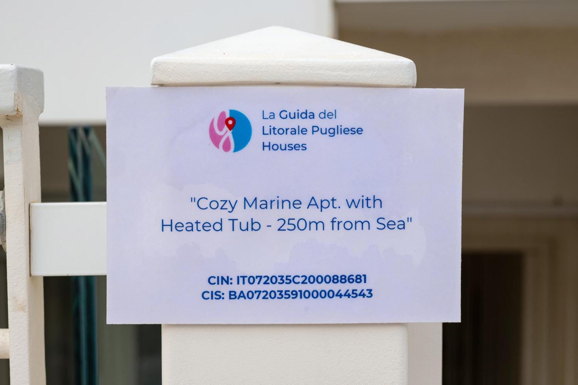 Cozy Marine Apt With Jacuzzi - 250Mt From Sea Полиньяно-а-Маре Экстерьер фото